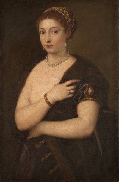 Mädchen im Pelz von Tiziano Vecelli